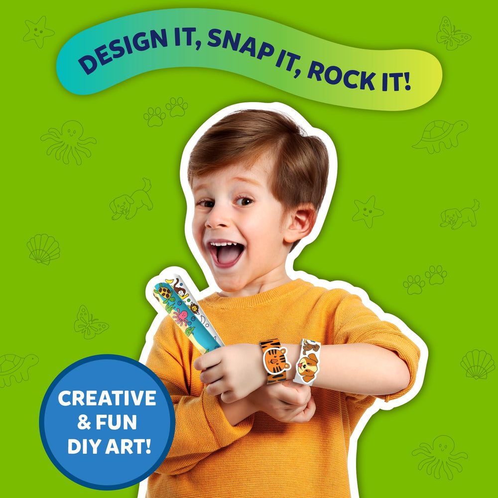 Skillmatics Snap Bandz foam stickers with animal themes for creative design