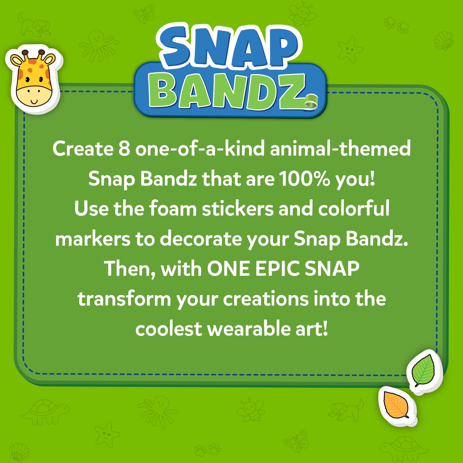 Skillmatics Snap Bandz gift for ages four and up