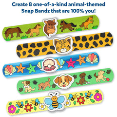Skillmatics Snap Bandz marker set enabling vibrant colors for DIY bands