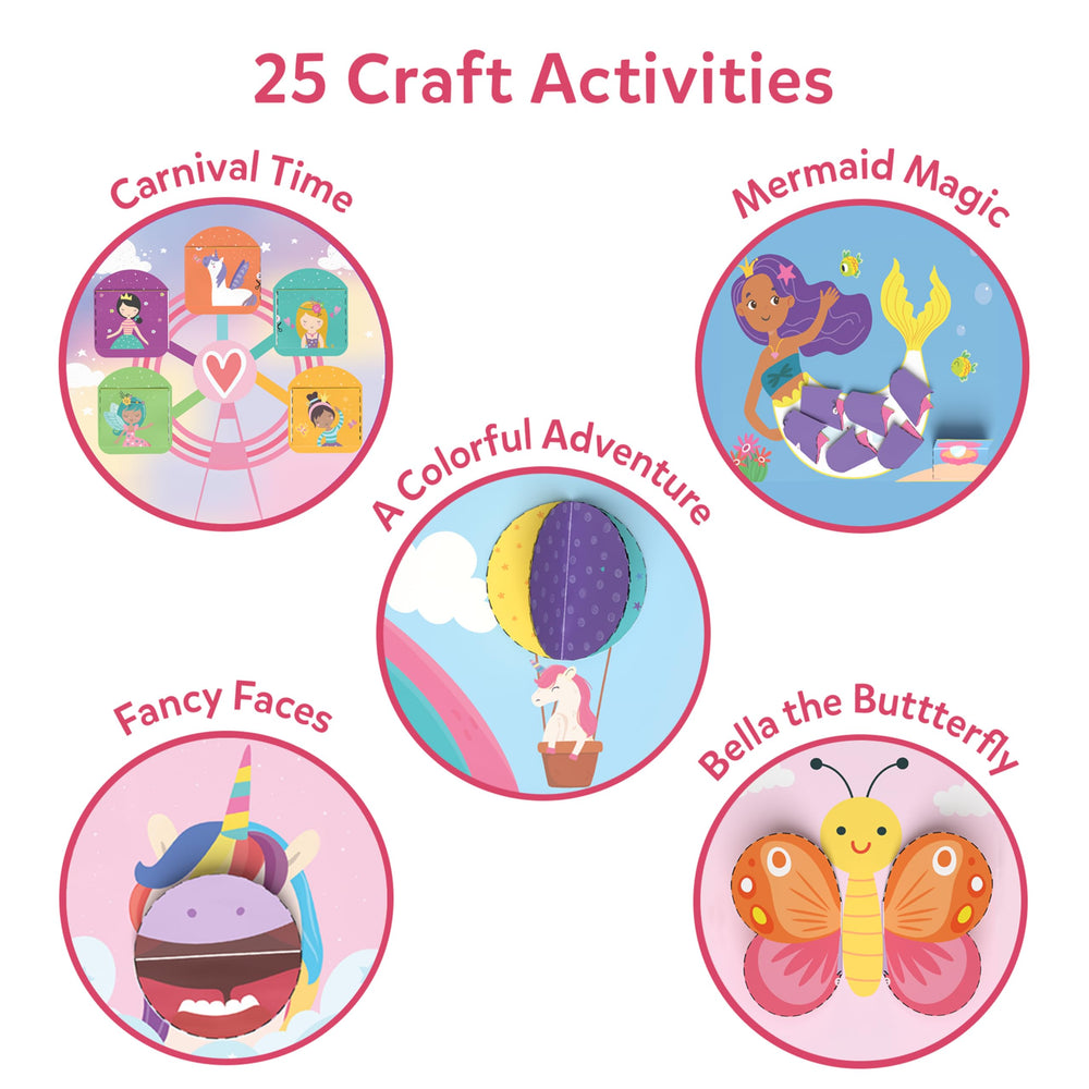 Skillmatics Snip Snip Unicorns & Princesses felt craft kit adds texture for cozy hands-on projects