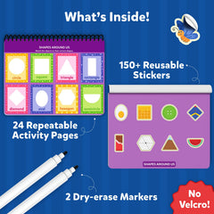 Skillmatics sticker sheet 150-plus reusable stickers for mess-free, repeatable play