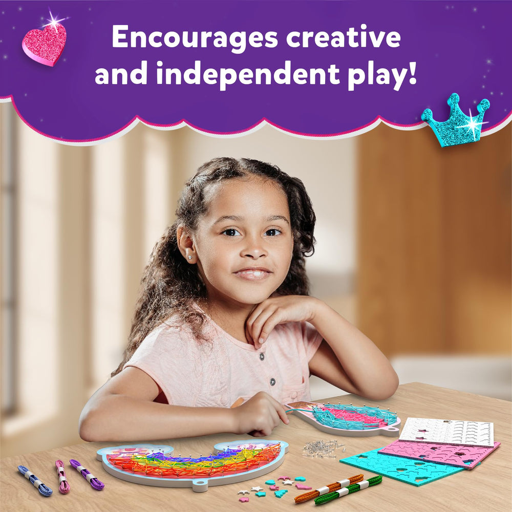 Skillmatics Finished string art hanging on wall brightens any space.