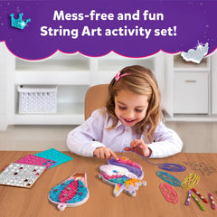 Skillmatics Unicorn Magic hot air balloon design invites colorful string weaving.