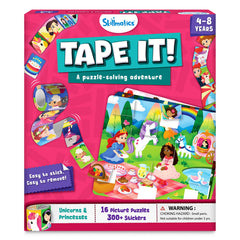 Skillmatics Tape It unicorn puzzle boards for engaging, hands-on play and focus.