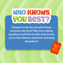 Gift-ready Skillmatics Who Knows You Best box on display