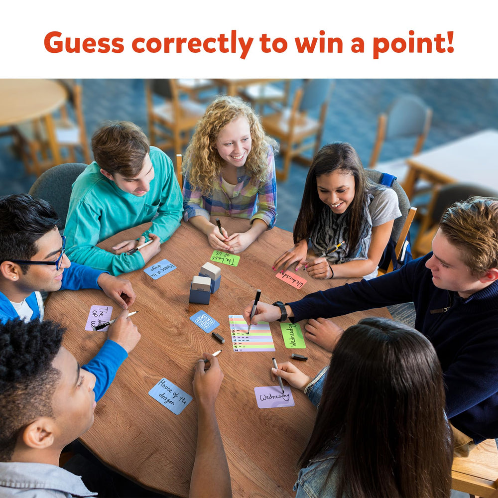 Group of players around a table enjoying playful competition