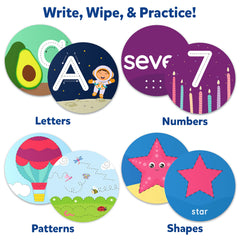 Skillmatics Write & Learn cards patterns: master simple patterns and sequencing.