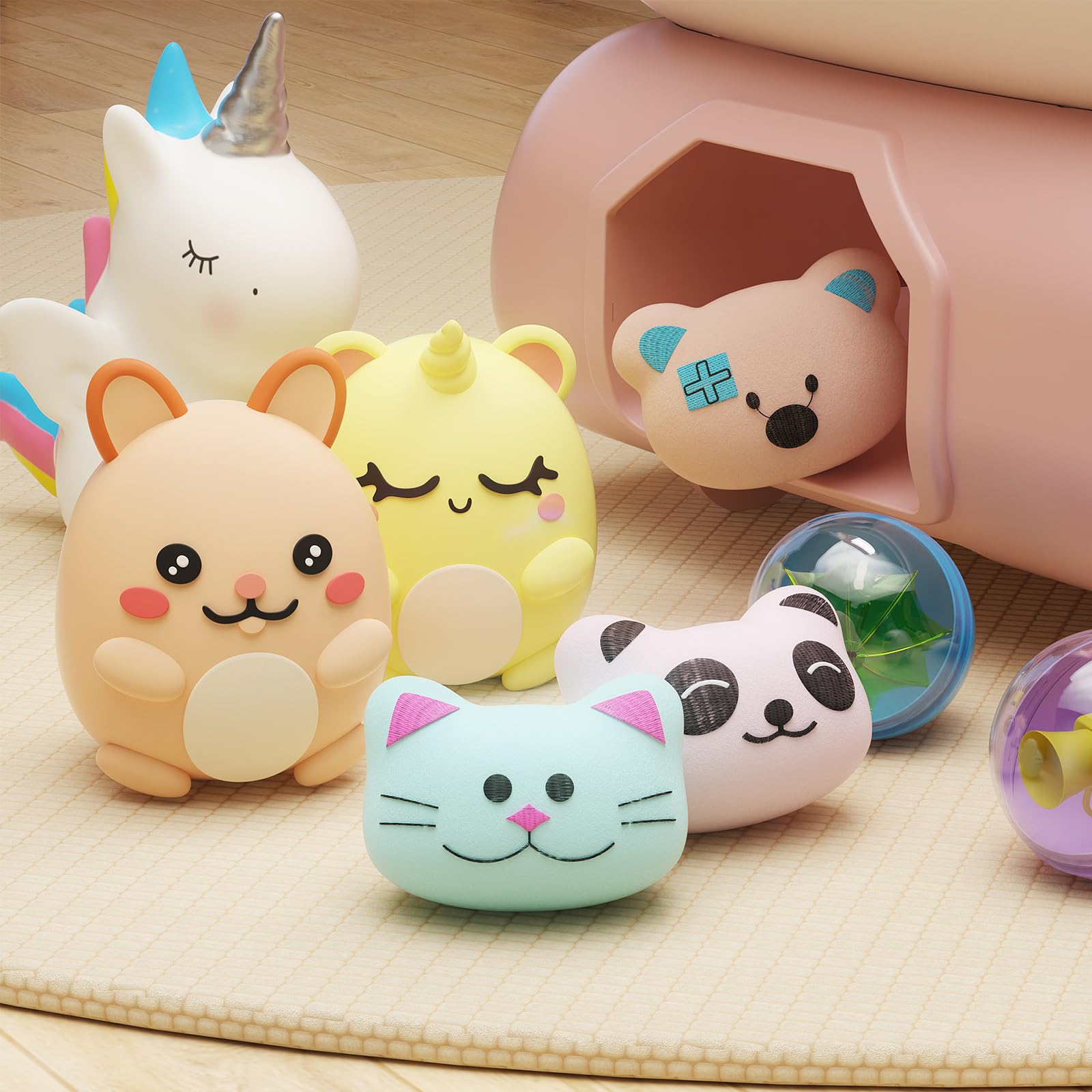 Skirfy Claw Machine's 360-degree rotation enables easy prize grabbing from different angles.
