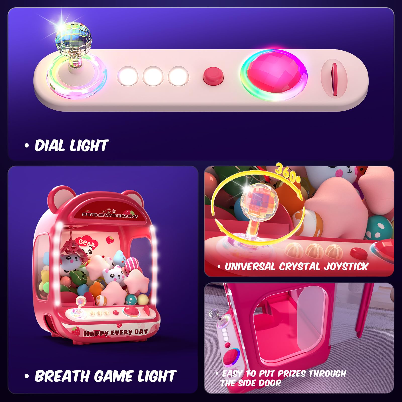 Skirfy Claws Machine party use enhances gatherings with interactive arcade-style play.