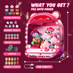 Skirfy Claws Machine prizes inside are easy to swap for fresh challenges.