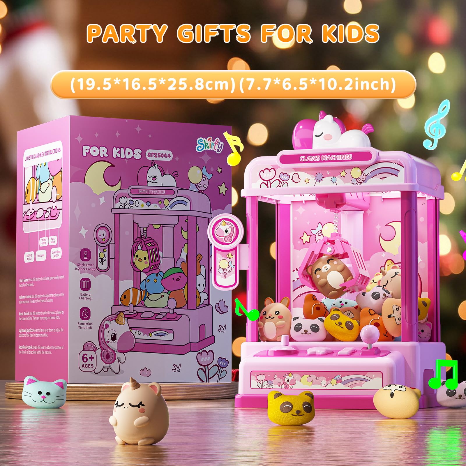 Skirfy Claws Machines for family game night showing party-ready arcade fun.