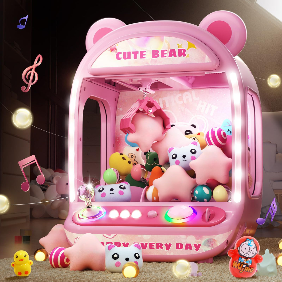 Skirfy Claws Machines for kids with unicorn prizes for imaginative play