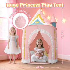 Skirfy Kids Play Tent spacious interior for reading and quiet time.