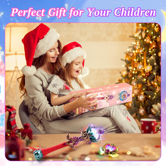 Skirfy Princess Wand with four sound effects sparks imaginative pretend play