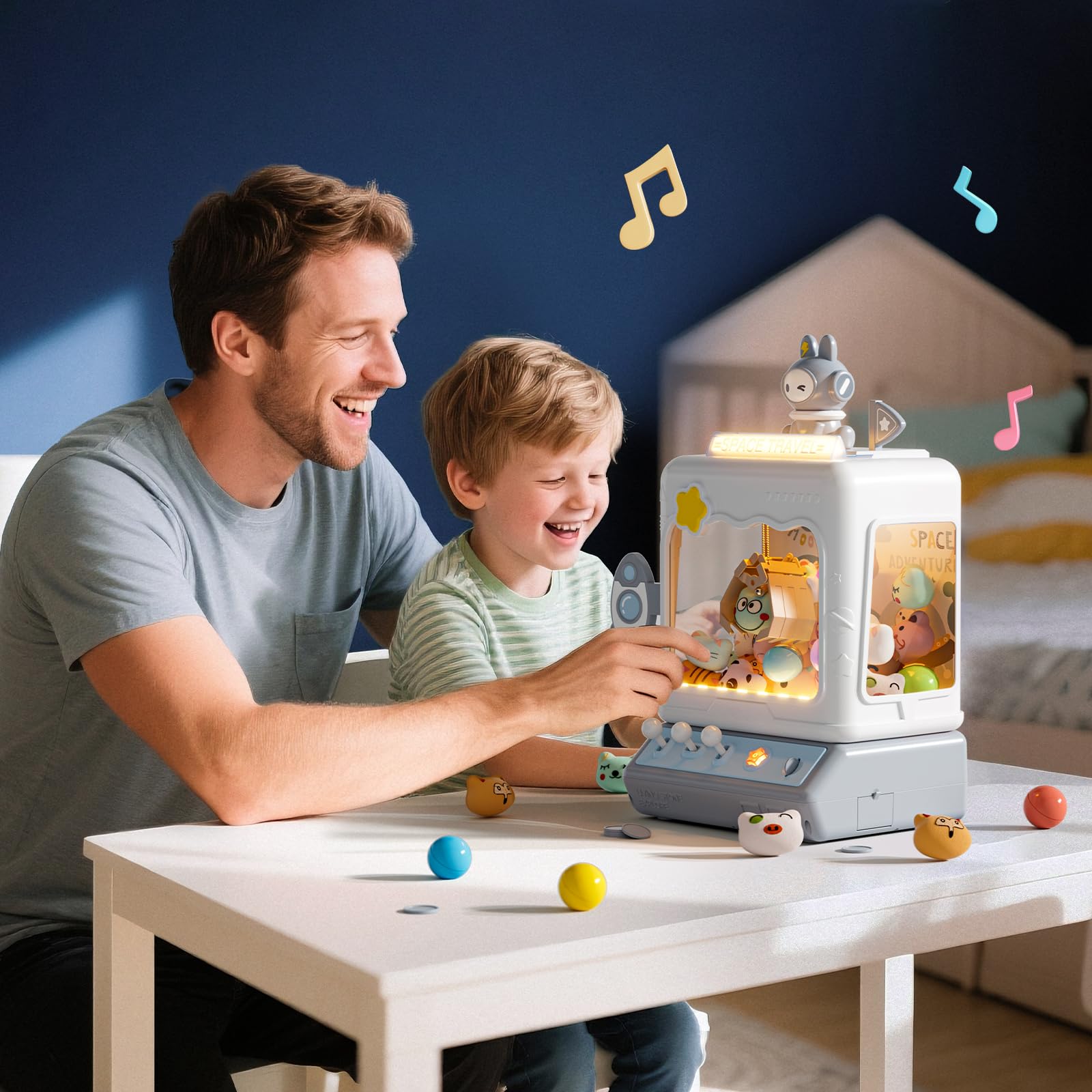 Skirfy Space Claw Machine safe and portable for home use