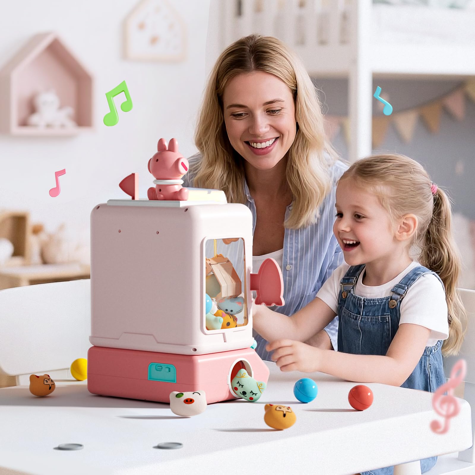 Skirfy Space Claw pink setup ideal for birthday celebrations