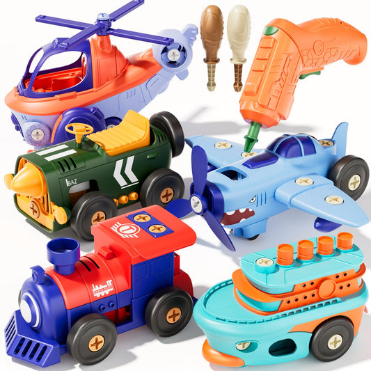 Skirtoy Take-Apart Electric Building Toy construction truck for hands-on STEM play