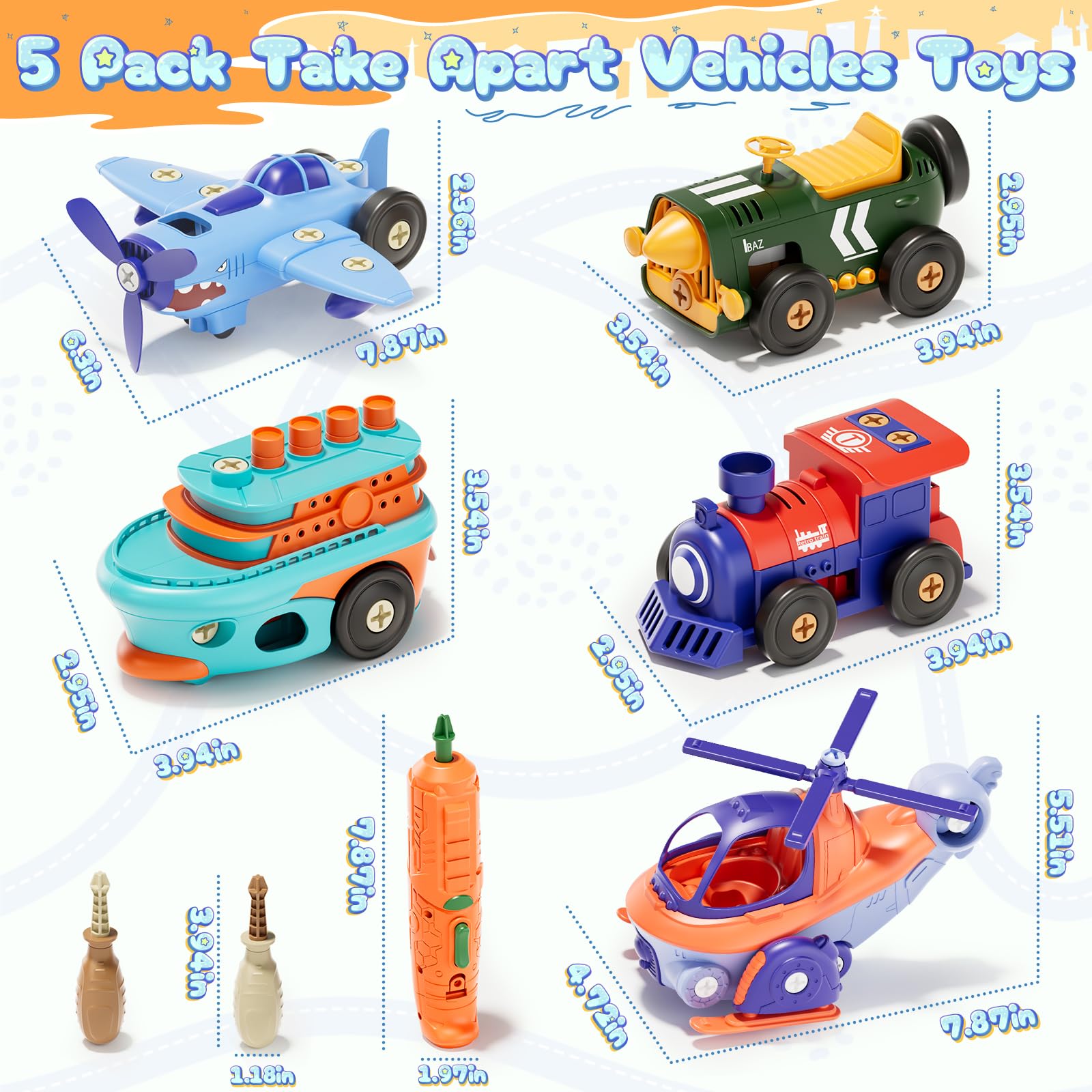 Skirtoy Take-Apart Electric Building Toy off-road car supports problem-solving during play