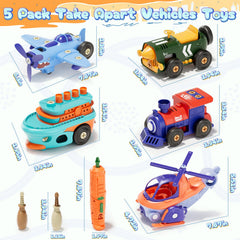 Skirtoy Take-Apart Electric Building Toy off-road car supports problem-solving during play
