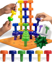 Skoolzy peg board set with foam board for safe, exploratory play