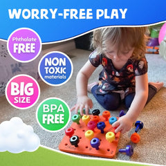 Skoolzy storage bag keeps all pieces neatly organized after learning