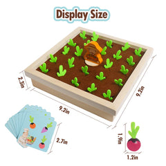 Skrtuan toddler fine motor play strengthens hand-eye coordination during planting and harvesting.