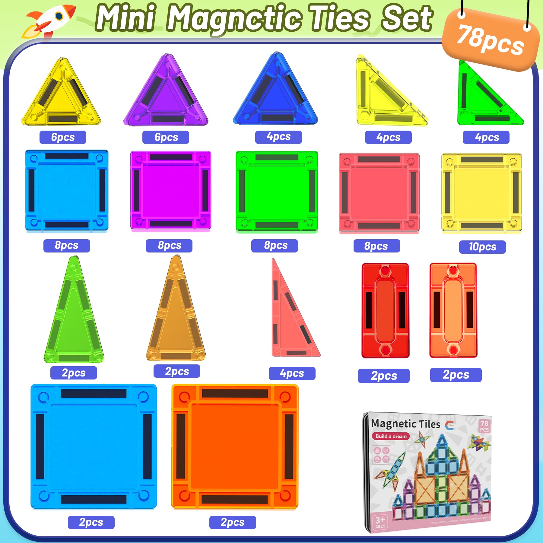 SKTMYY included idea manual guides kids with quick-build suggestions