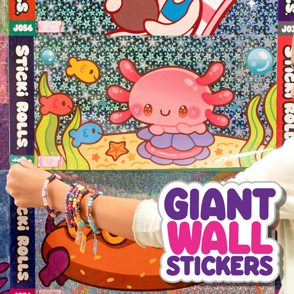 Sky Castle Sticki Rolls capsule collection with 72 stickers for lockers.