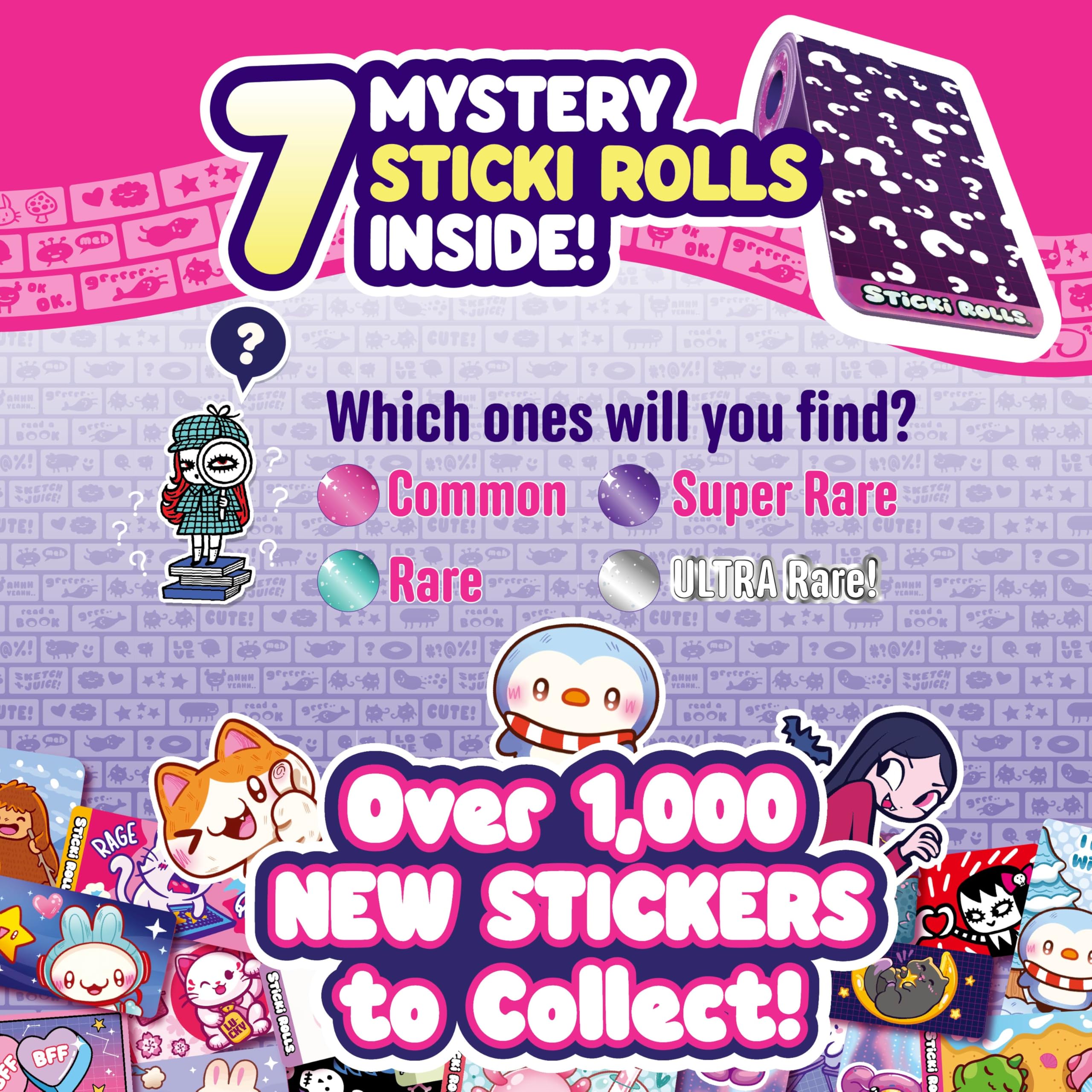 Includes 120 stickers to start a colorful Sky Castle Sticki collection.