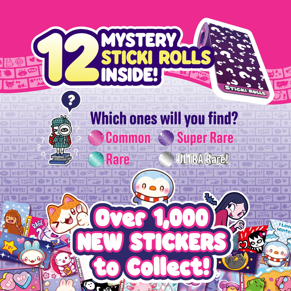 Sky Castle Sticki Rolls mystery rolls add collectible surprise in unboxing.