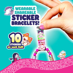 Sky Castle Sticki Rolls restickable foil stickers with no residue.