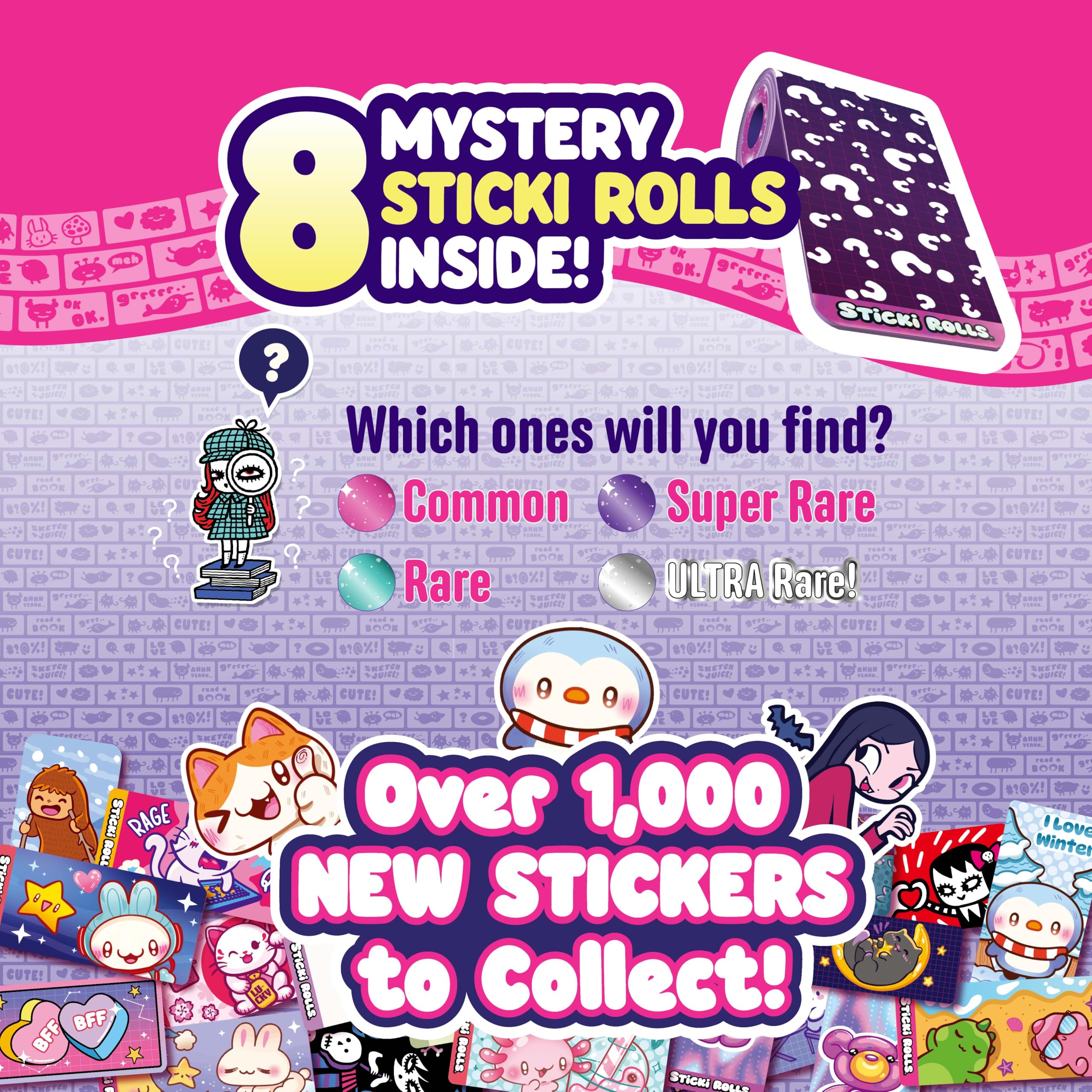 Sky Castle Sticki Rolls Series 2 bundle display showcasing collectible designs.
