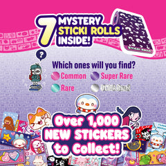50 activity pages keep stickers organized and ready for restickable fun.