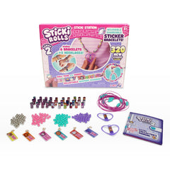 Sky Castle Sticki Rolls Station assembly shows the wearable sticker jewelry kit.