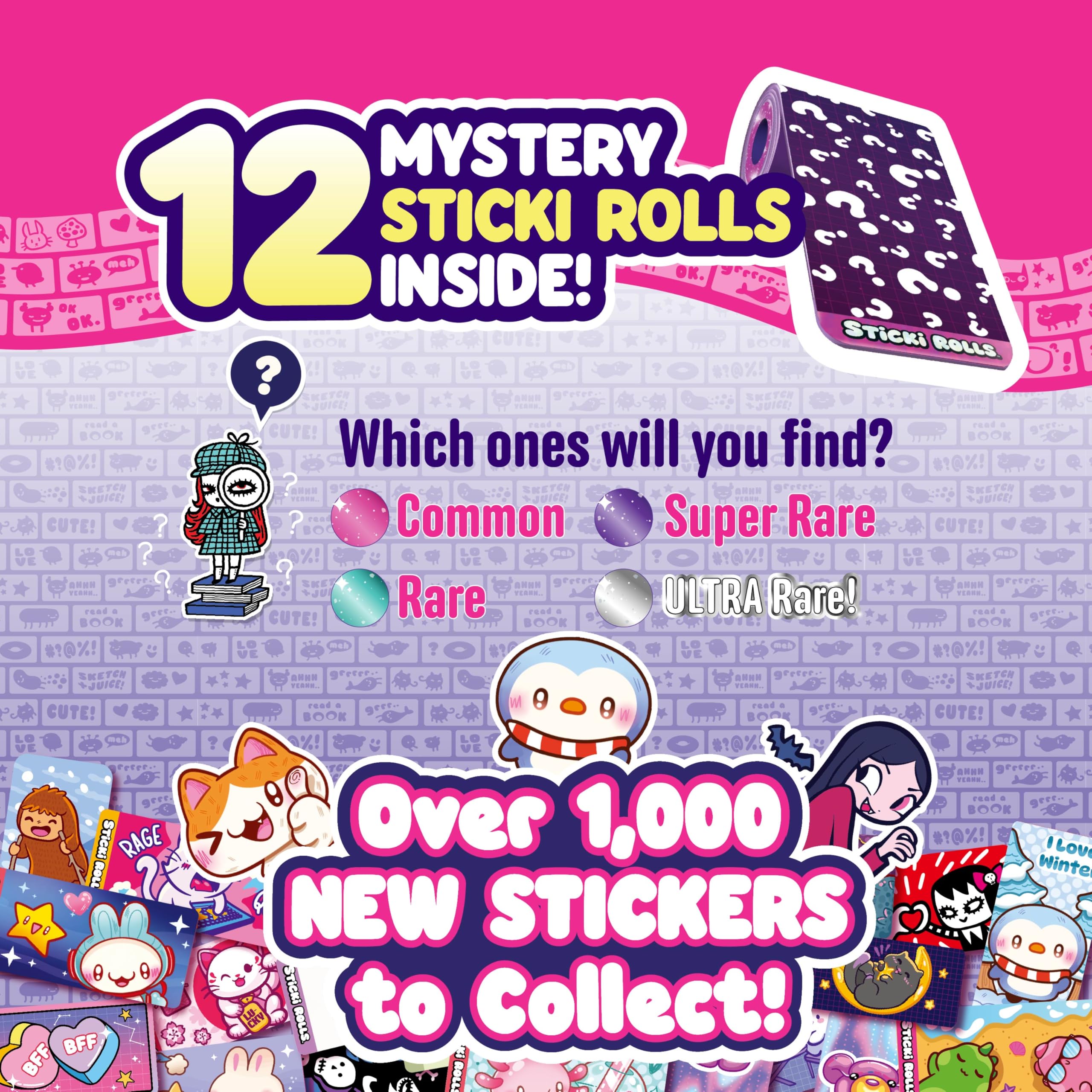 Sky Castle Sticki Rolls unboxing reveals rare designs and glow.