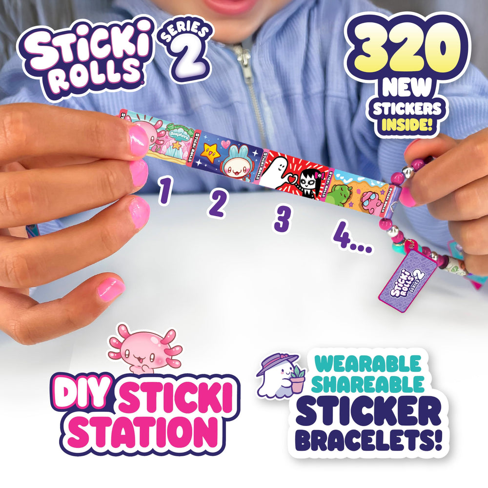 Sky Castle Sticki Rolls Station bracelet designs shown for versatile looks.