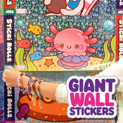 Sky Castle Sticki Rolls with 12 art styles per roll for versatile styling