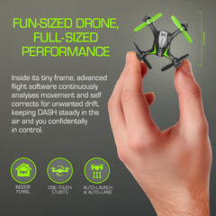 Sky Viper Dash Nano auto-launch and landing simplifies takeoffs for beginners.