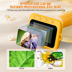 SKYBASIC microscope at 1000x magnification for clear close-ups of insects