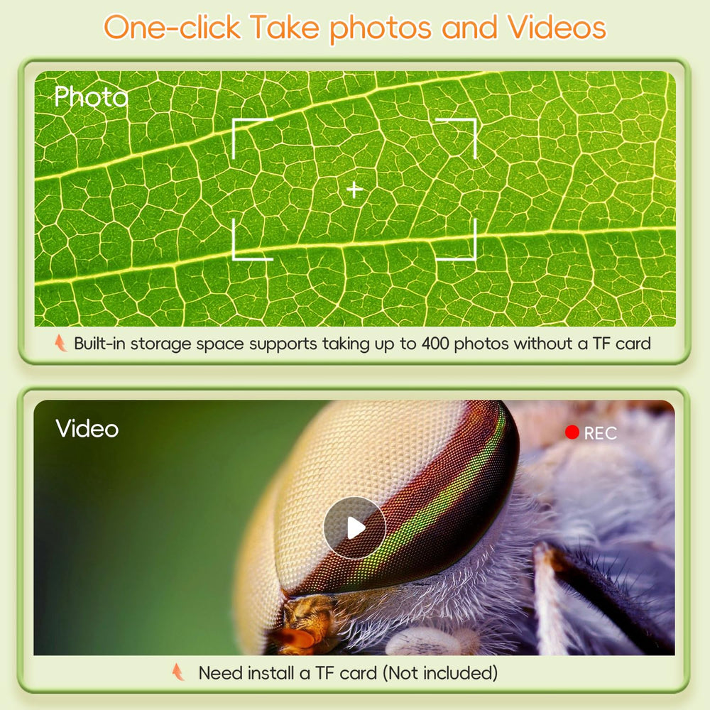 SKYBASIC one button photo video captures moments for easy review