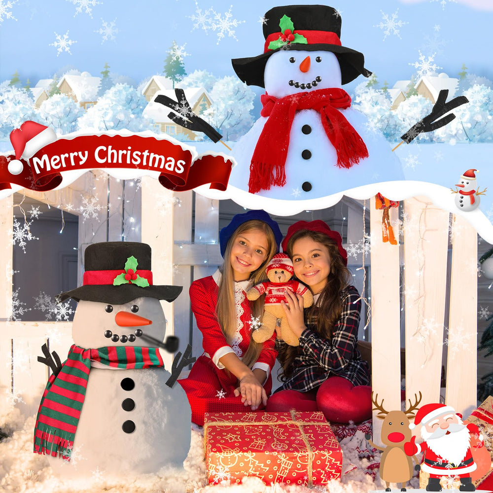 Skylety snowman decor kit mouth items for friendly smiles.