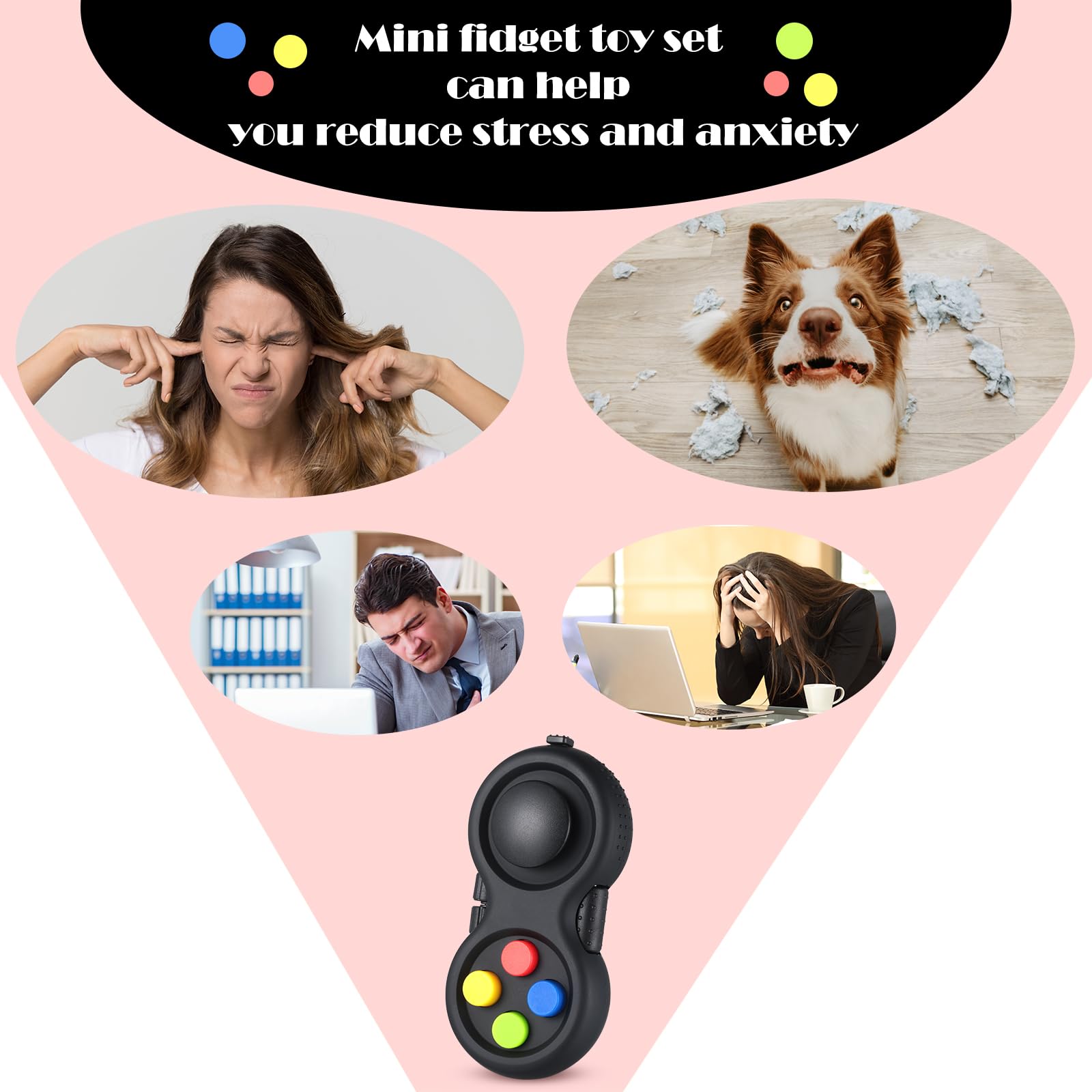 Skylety cam fidget pad smooth plastic texture for satisfying interactions.