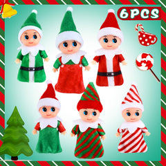 Skylety colorful elf collection enhances holiday decorating.