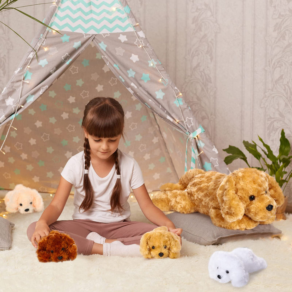Skylety Valentine gift dog plush ideal for birthday parties and cuddly moments.
