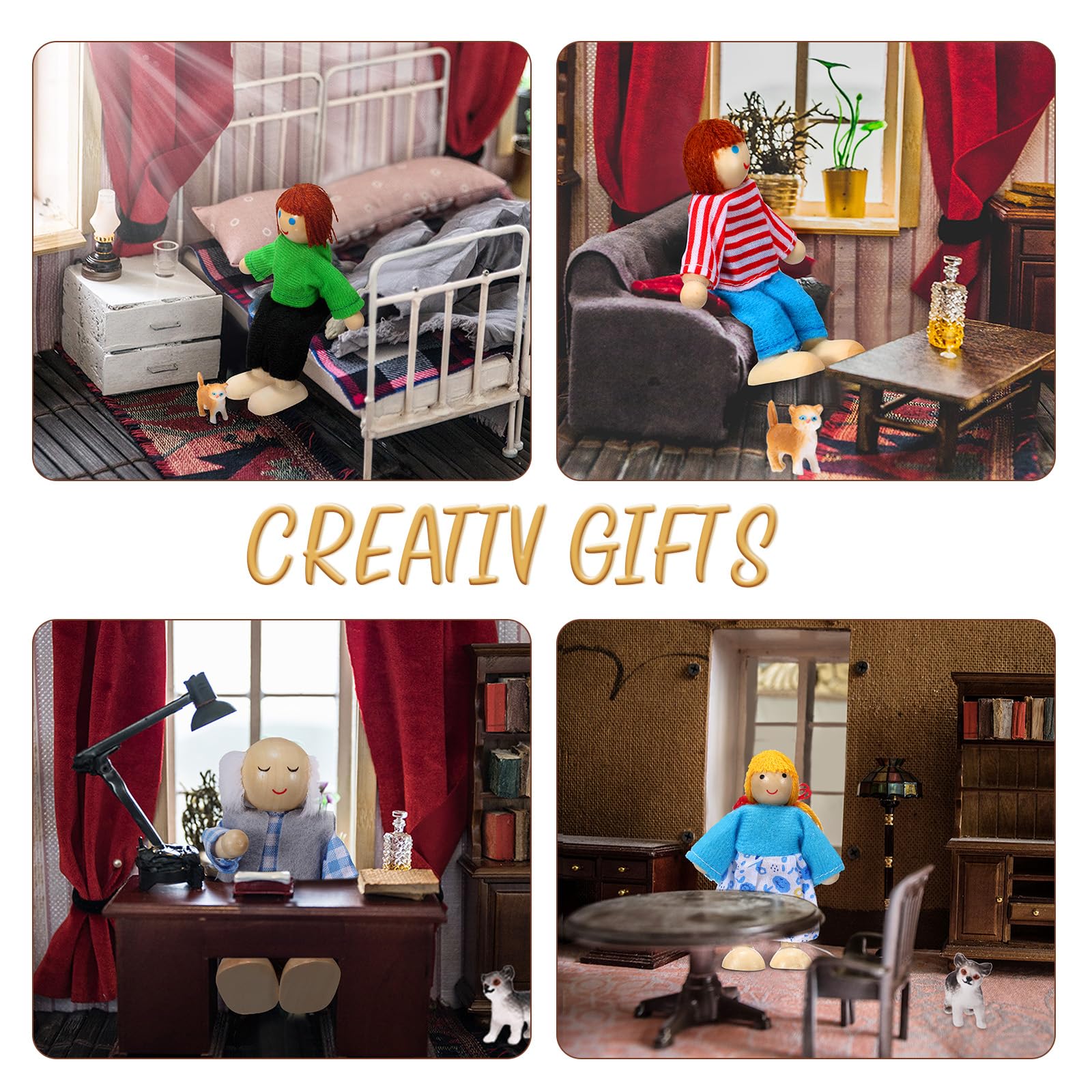 Skylety dollhouse playset in box for easy gift-ready setup.