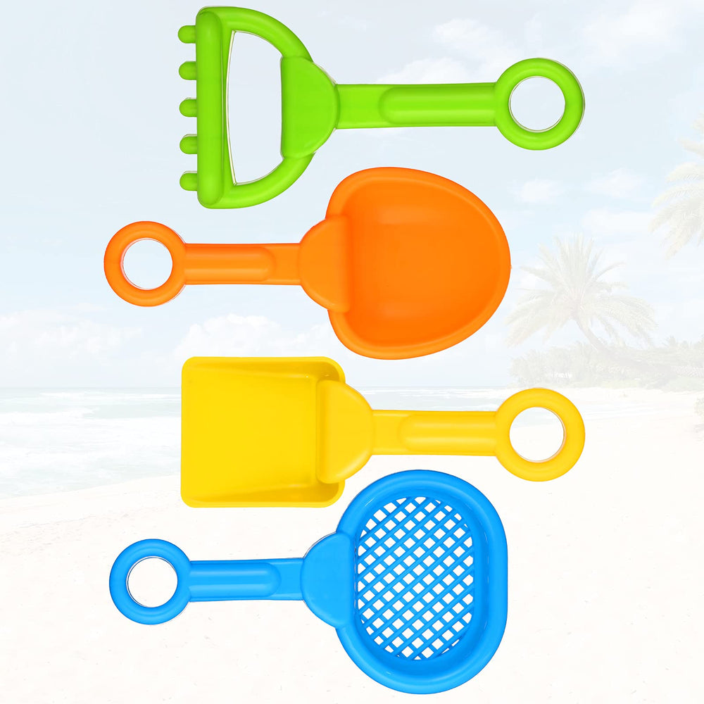 Skylety extended-handle design sand shovel easy to grip.