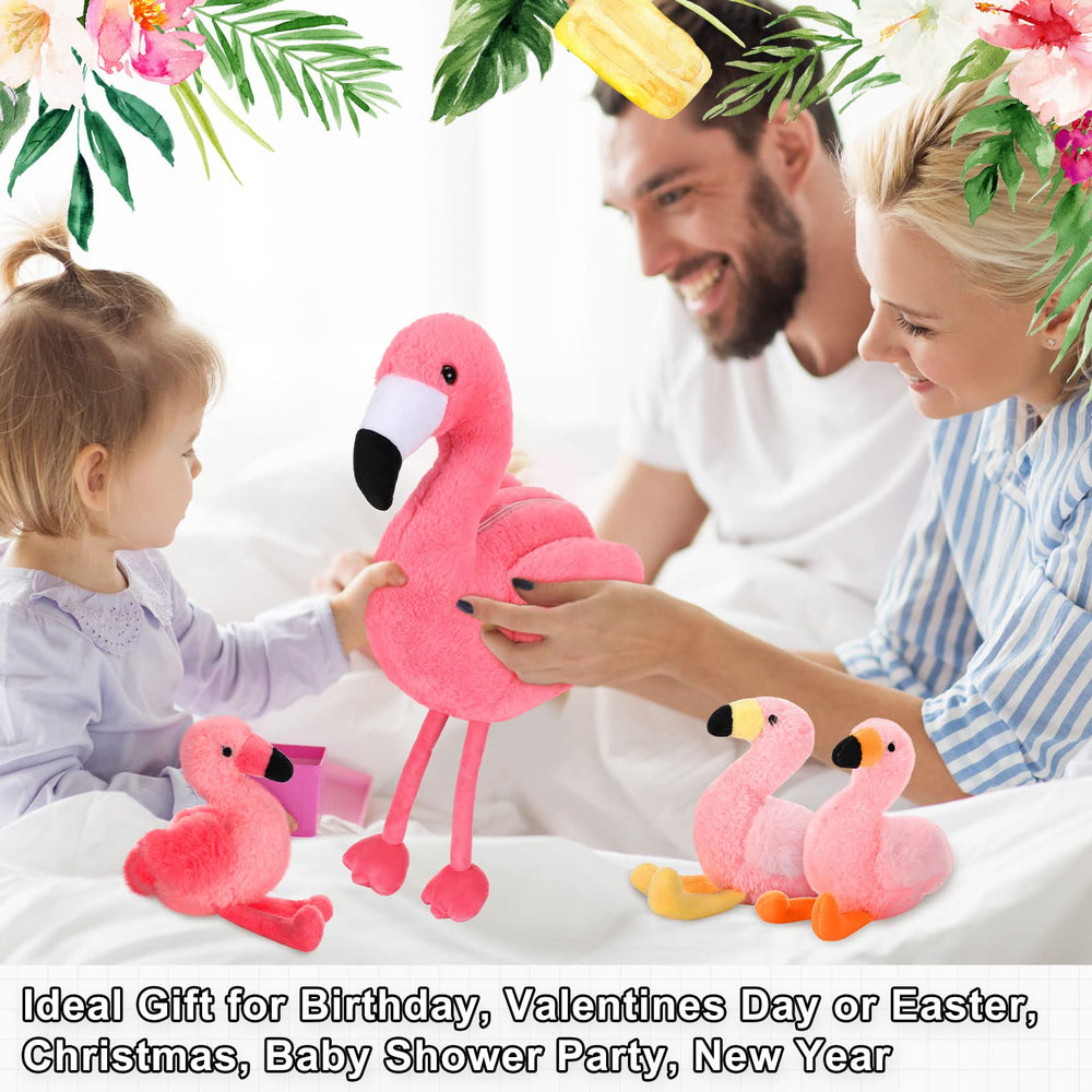 Skylety machine washable flamingo plush stays soft after washing