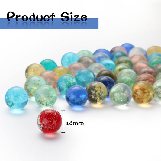 Skylety glow marbles under daylight sparkle, ready for DIY crafts and centerpieces.