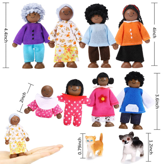 Skylety grandpa doll with movable limbs for versatile poses