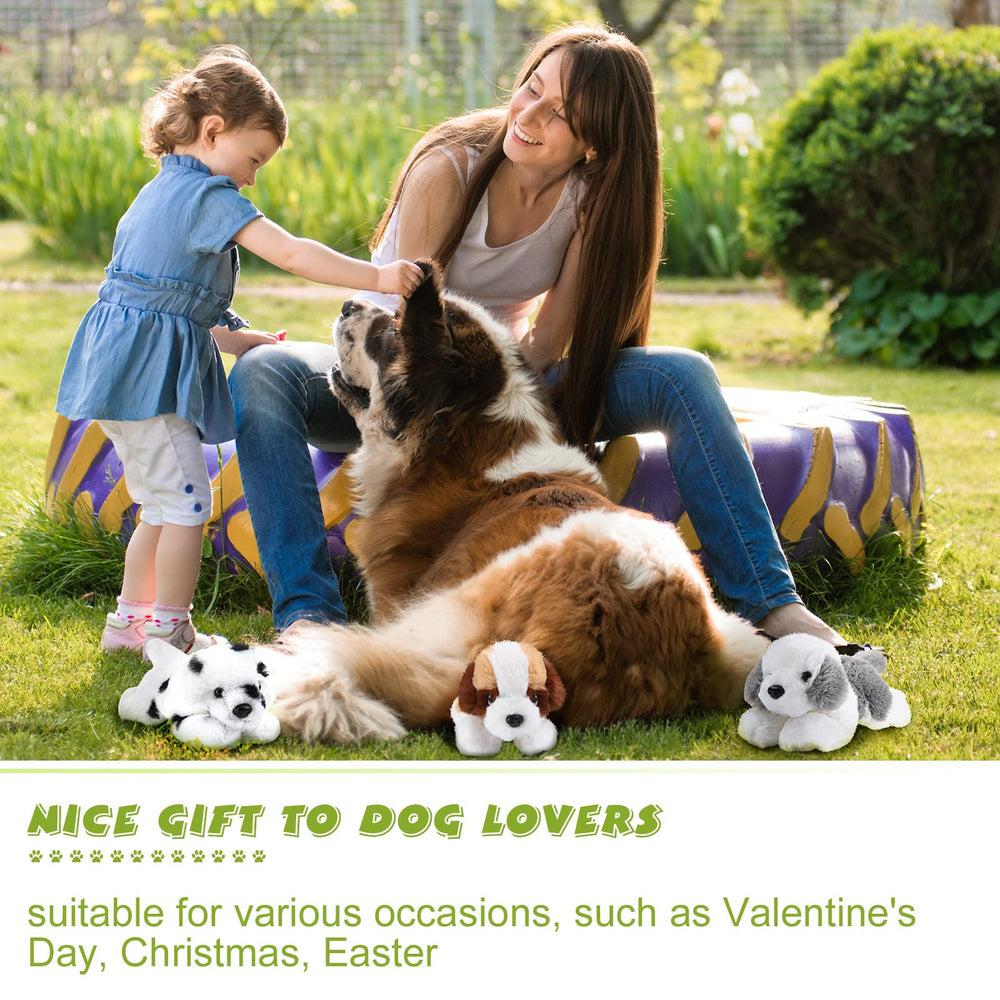 Skylety Home decor dog plush, cozy decorative accent